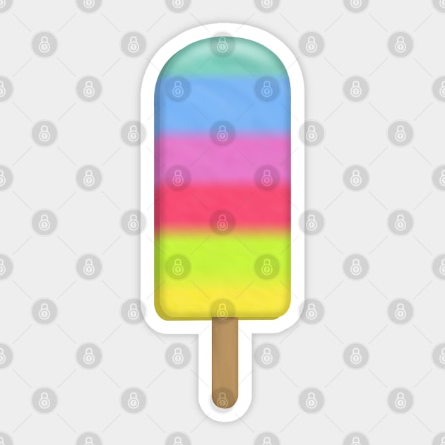 Rainbow Pop Sticker by LozMac